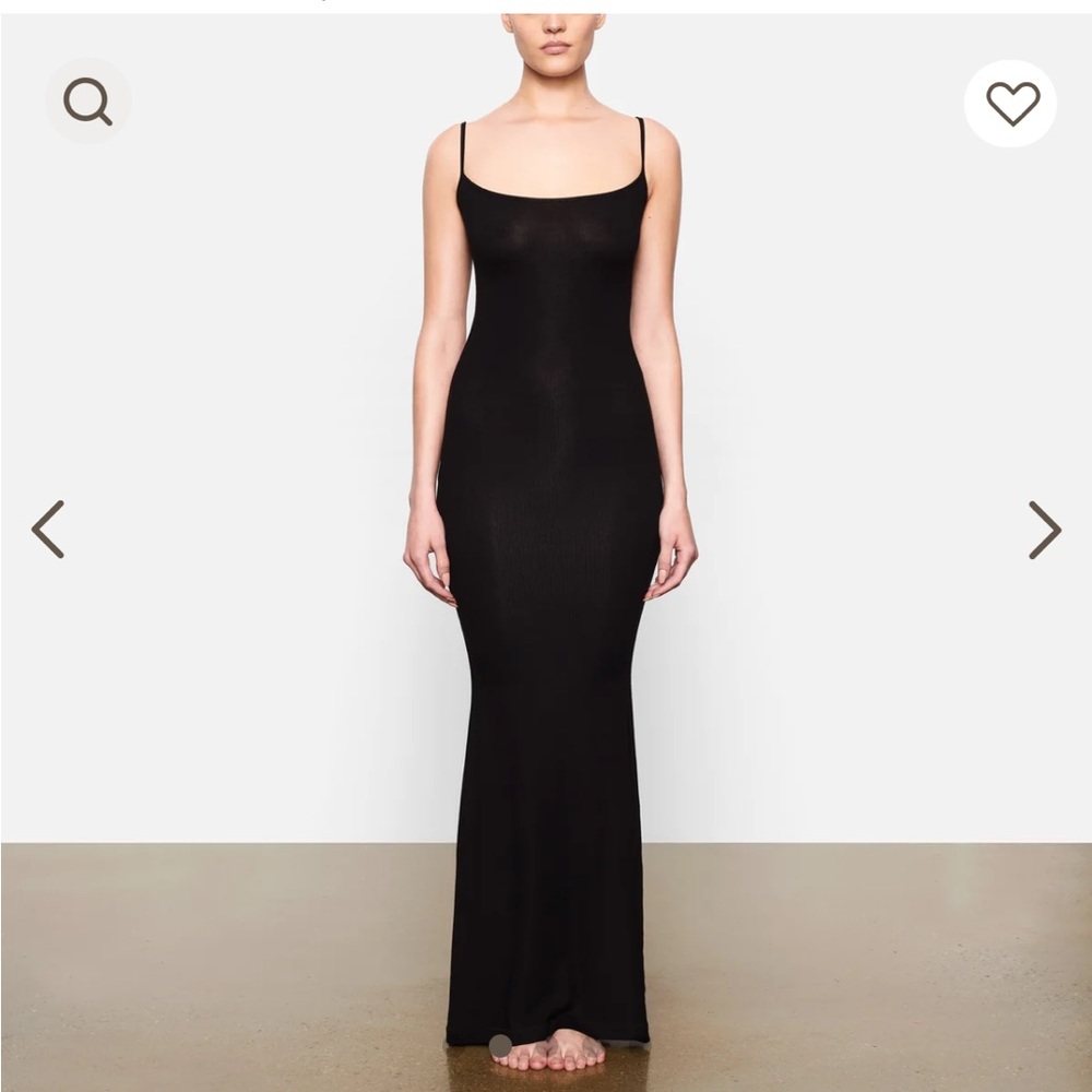 Skims long slip dress